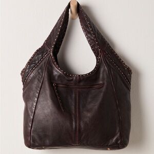 SAWYER STUD TOTE BAG ESPRESSO